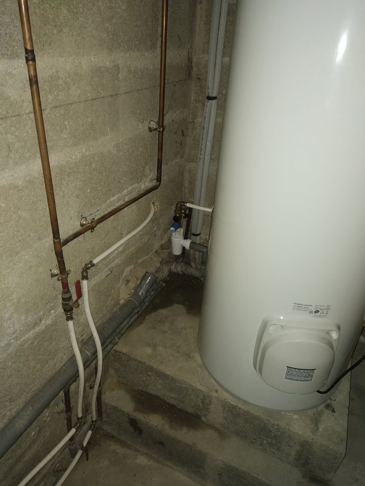 Installation chauffe-eau - vue 2