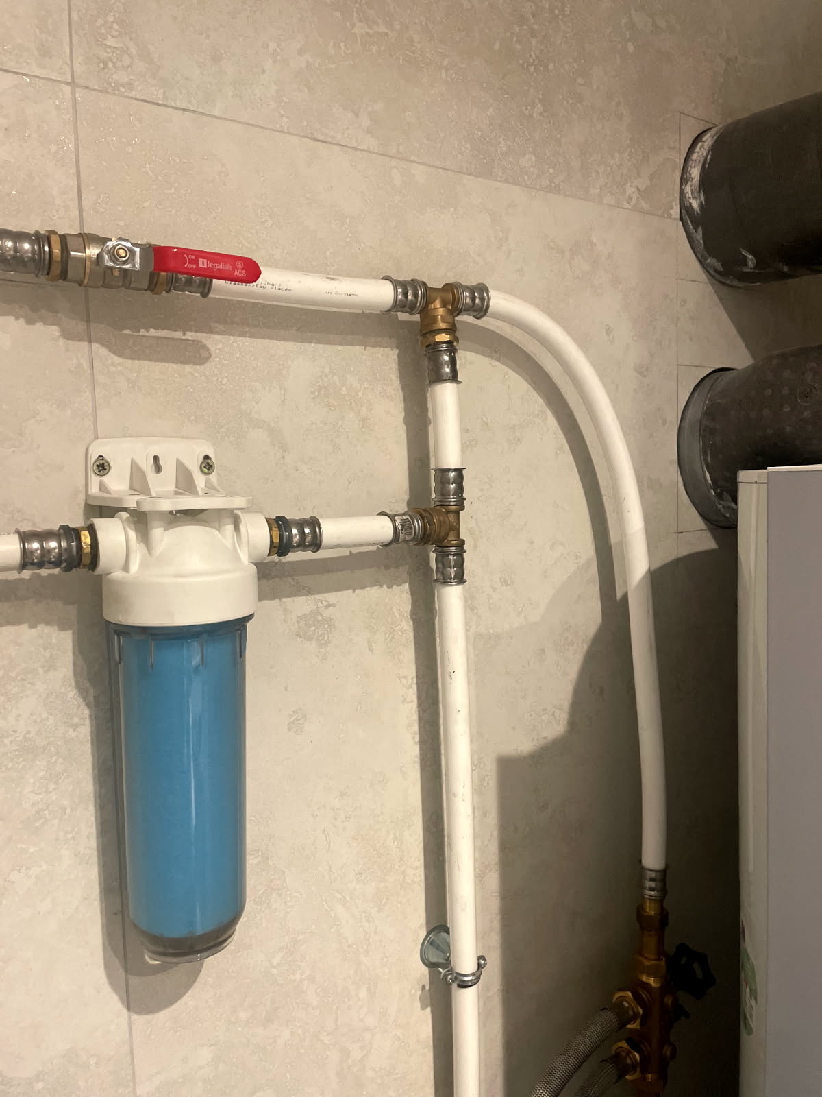 Mise en place d'un adoucisseur - vue 3